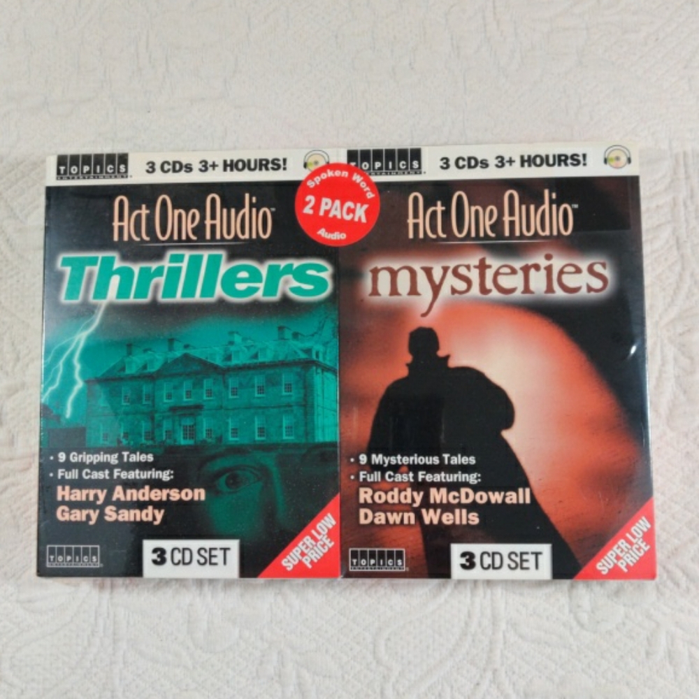 Act One Audio Book Thrillers & Mysteries Sealed New